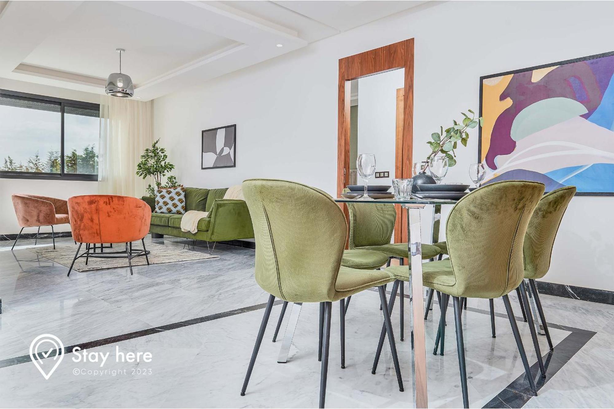 Stayhere Rabat - Hay Riad - Sophisticated Residence Екстер'єр фото